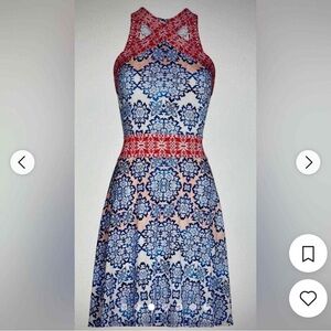 BCBG MAXAZRIA. Halter mini dress